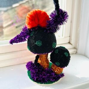 Handcrafted Beaded Mushroom Decor